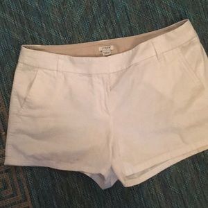 Jcrew white shorts